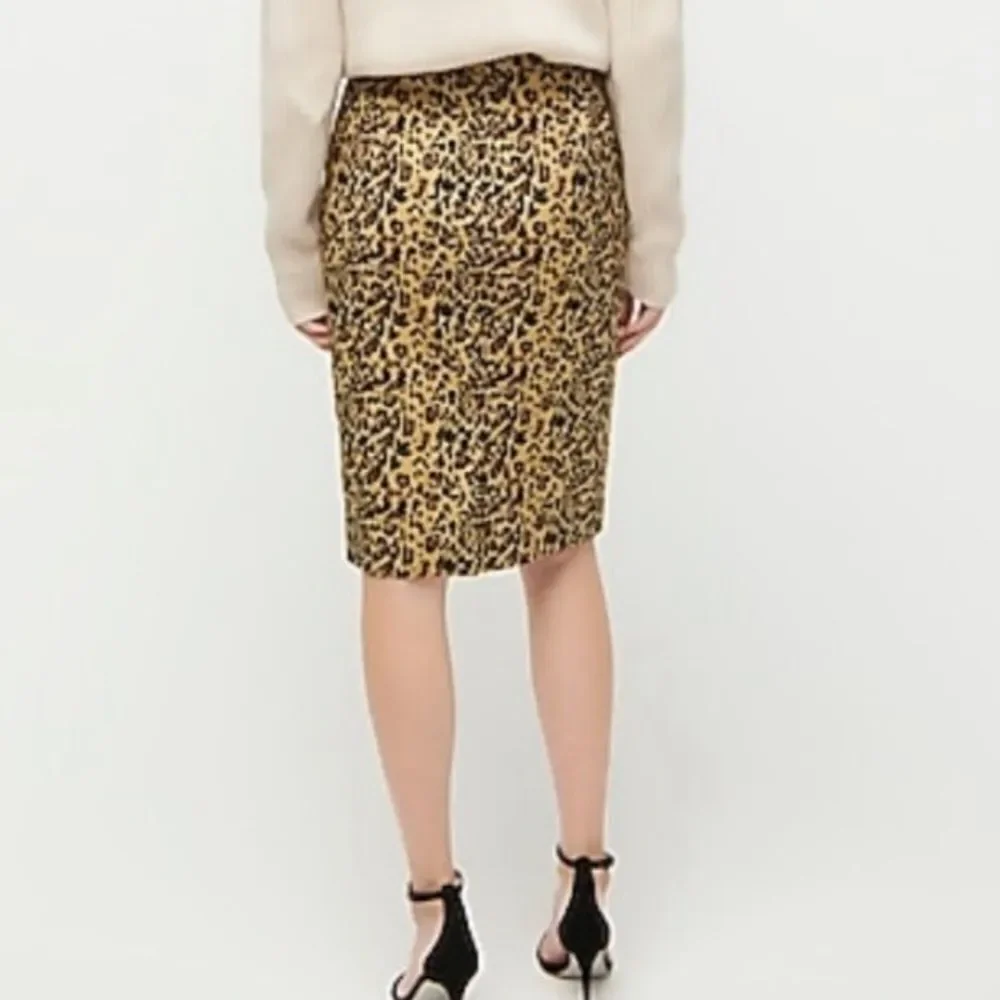 J.Crew No.2 Leopard Pencil Skirt
